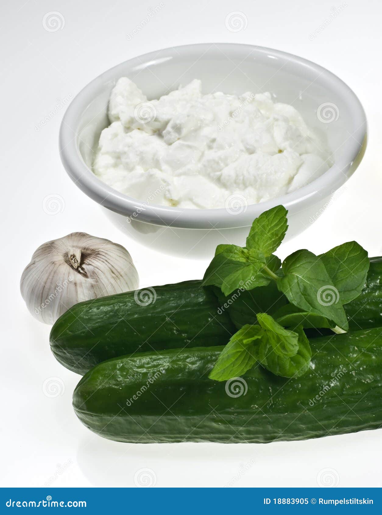 Tzatziki stock image. Image of freshness, diet, dairy 18883905