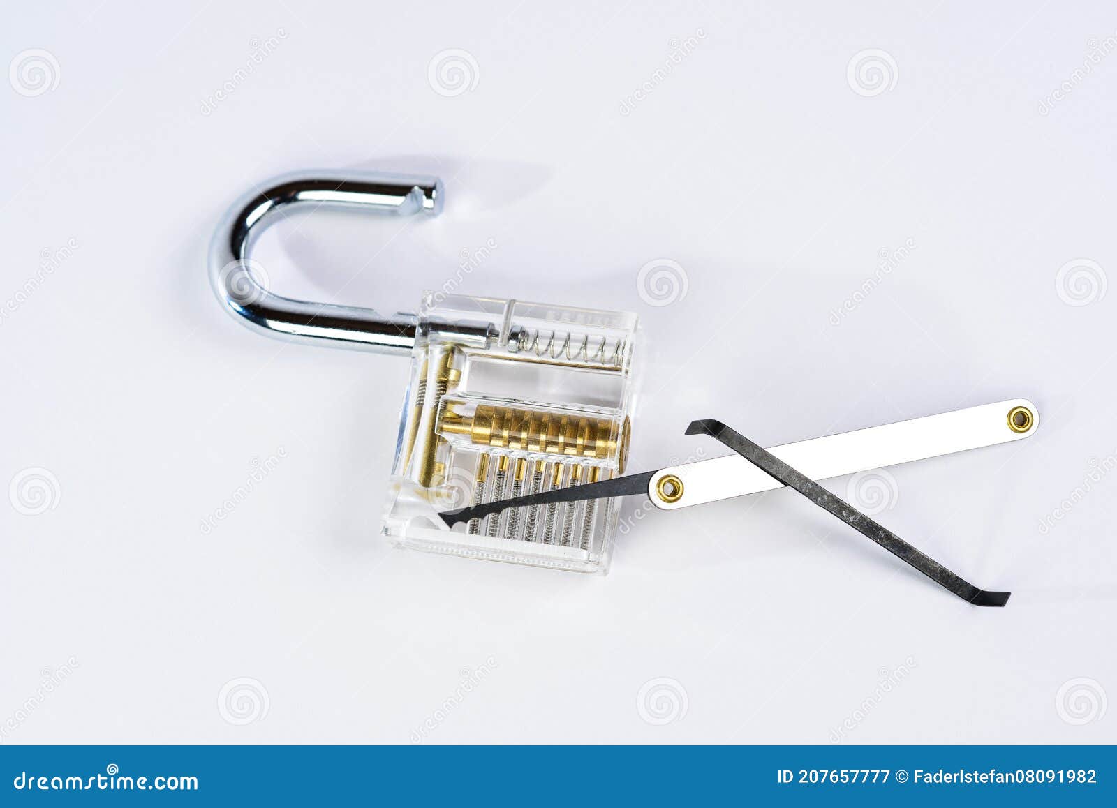 Ulock Open with Special Tools Stock Image Image of lock, fixing