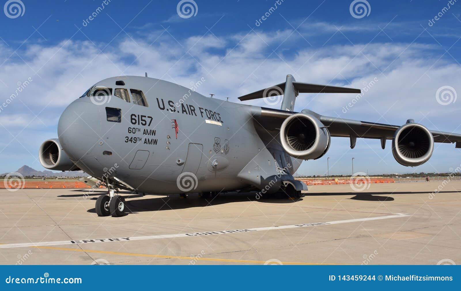 U S C-17 Globemaster III военновоздушной силы Редакционное Стоковое  Изображение - изображение насчитывающей двигатель, тревис: 143459244