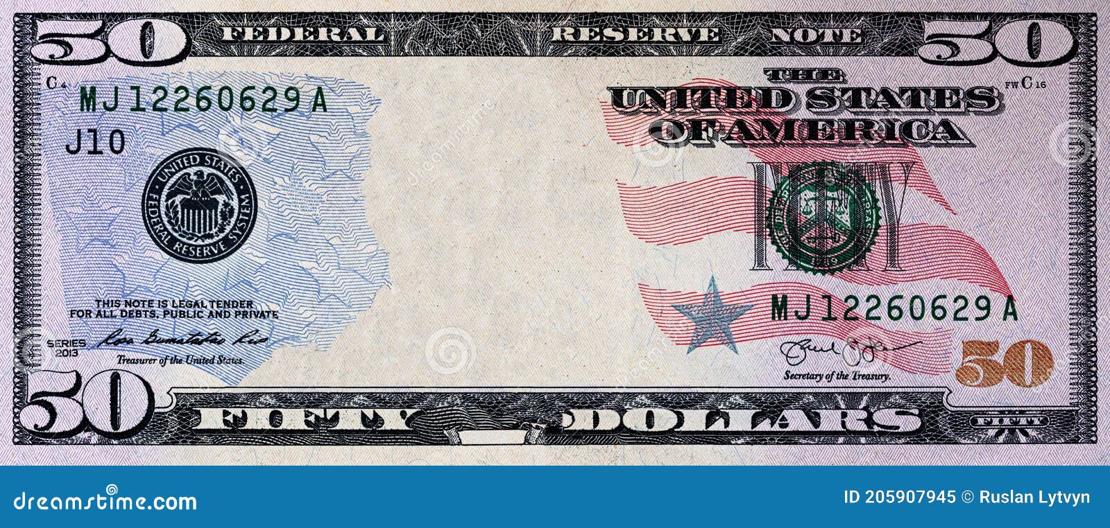 u.s. 50 dollar