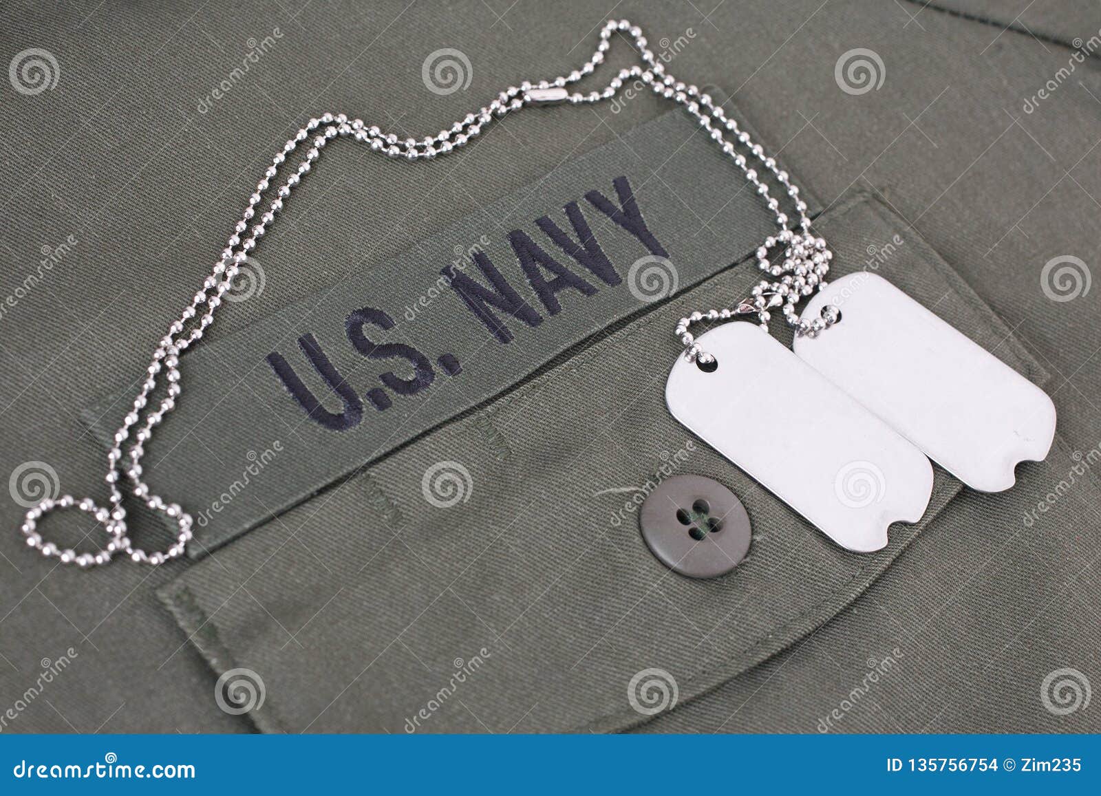 does the navy have dog tags