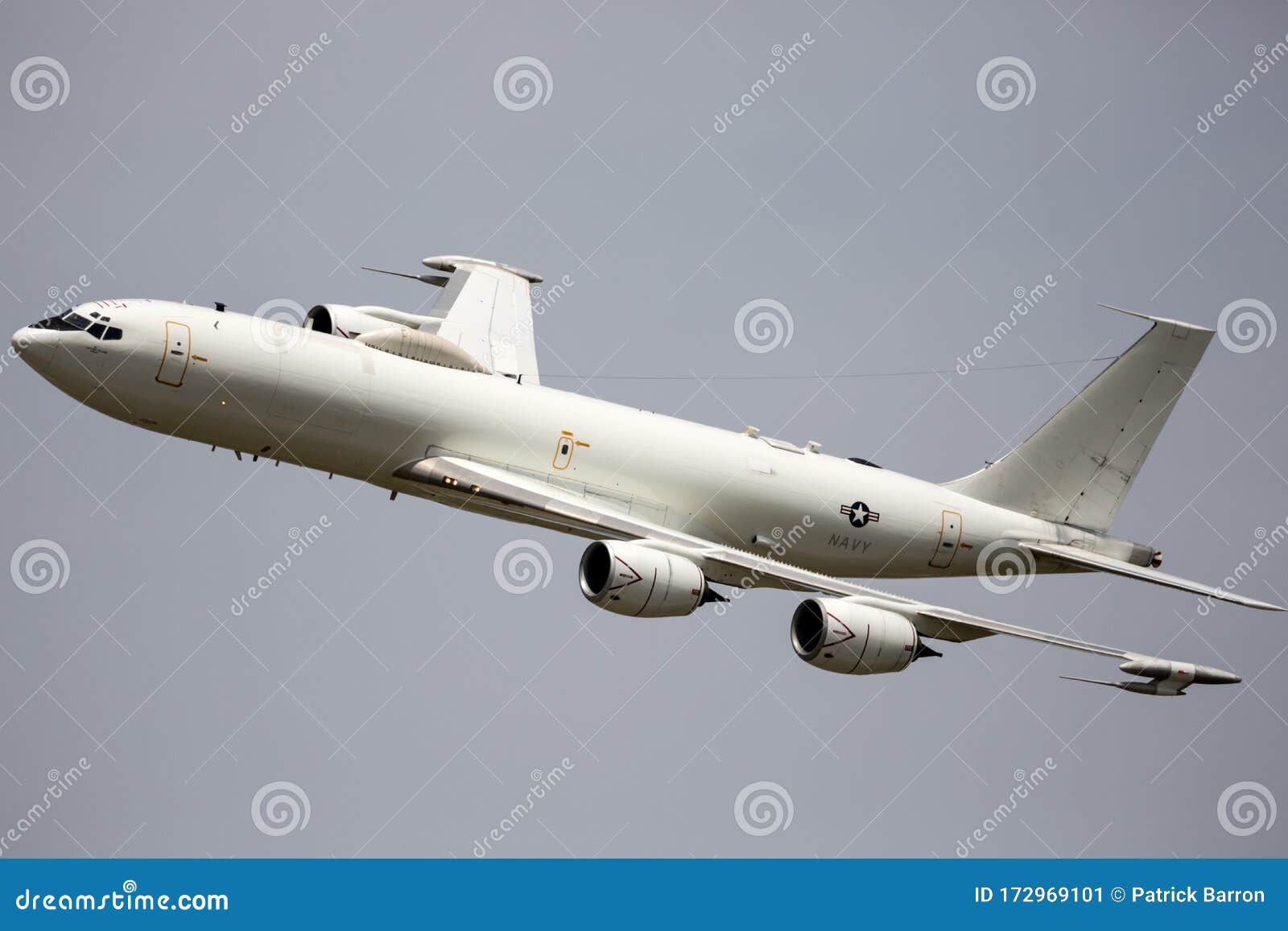 U.S. Navy E6 Mercury at Tinker Air Force Base Editorial Photo Image