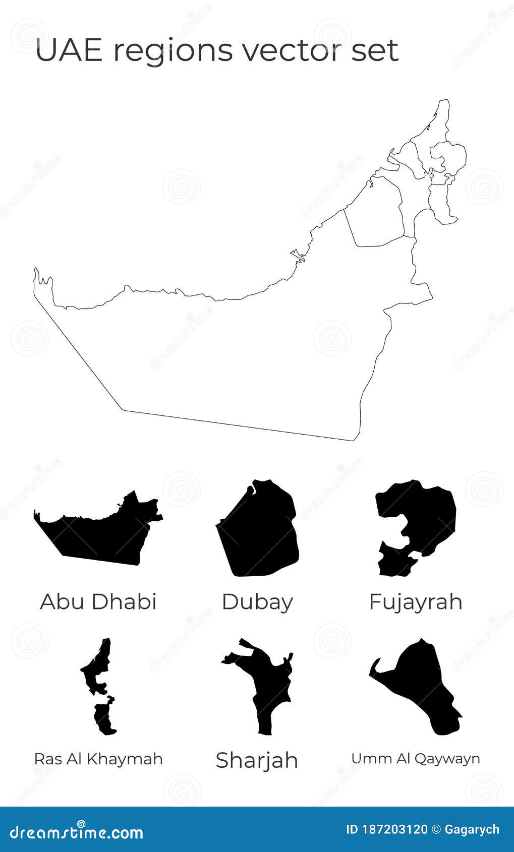 uae map with s of regions.