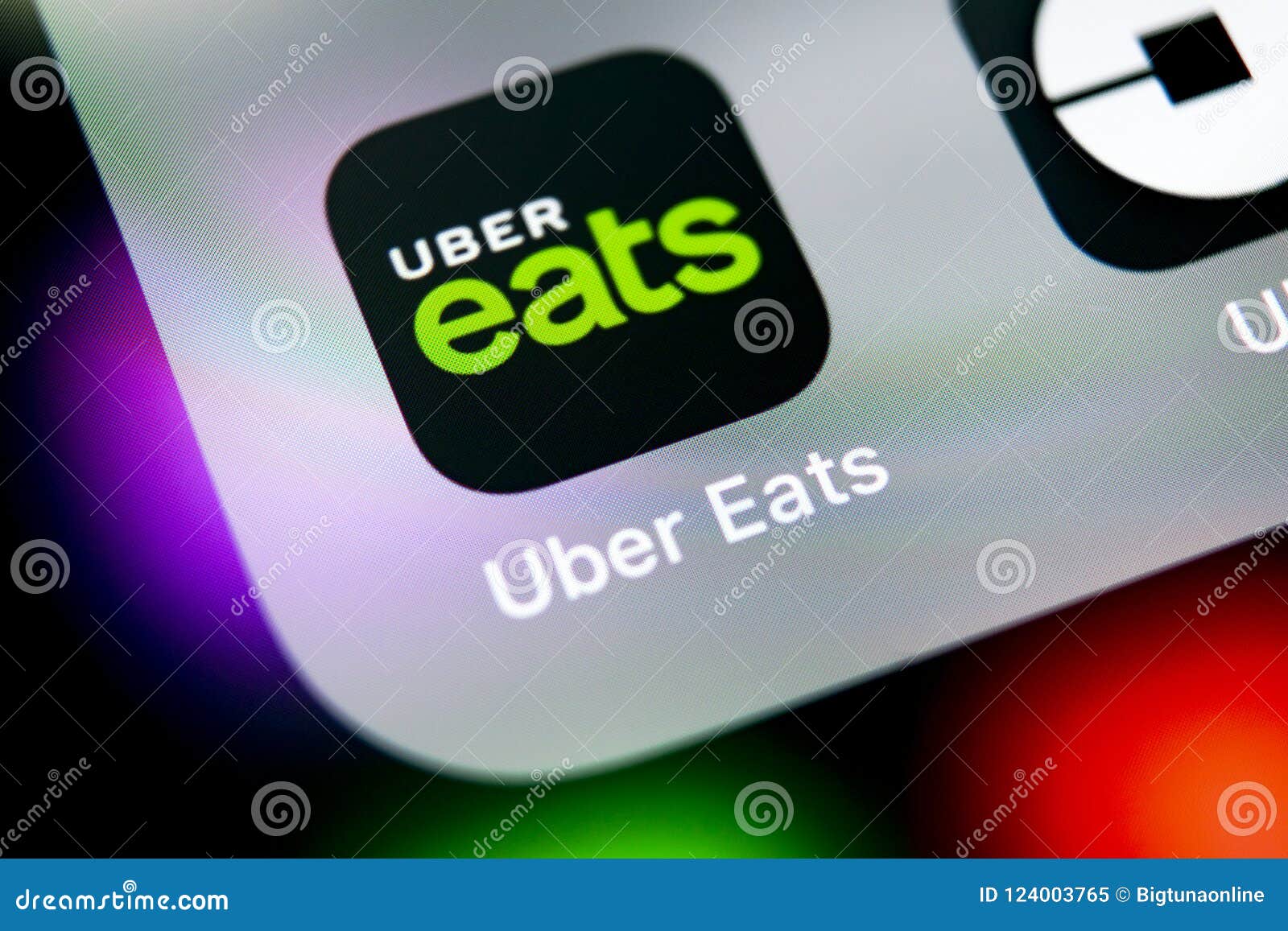 Uber Eats Application Icon On Apple IPhone X Smartphone ...