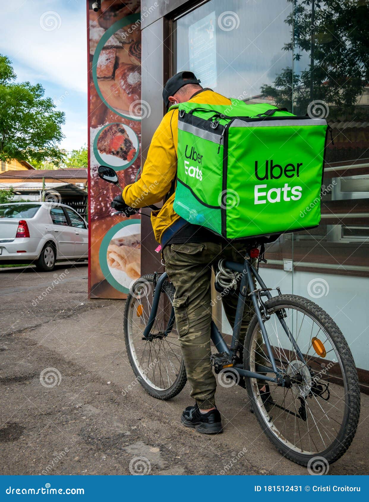 uber eats bicycle application