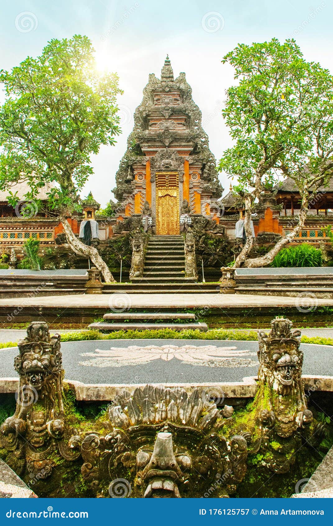 UBUD BALI INDONESIA Very Beautiful Temple Lotus UBUD BALI INDONESIA Very Beautiful Temple Lotus