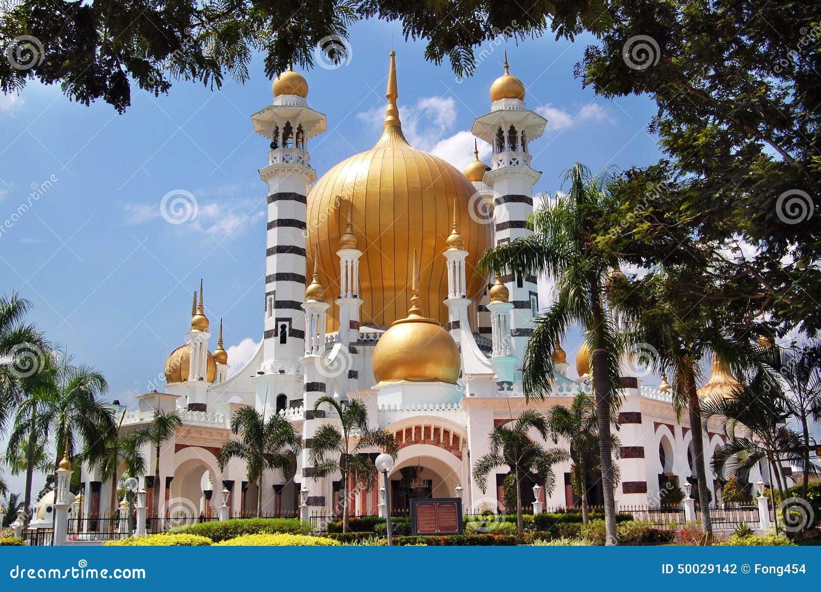 Ubudiah Mosque At Kuala Kangsar, Perak, Malaysia Editorial 