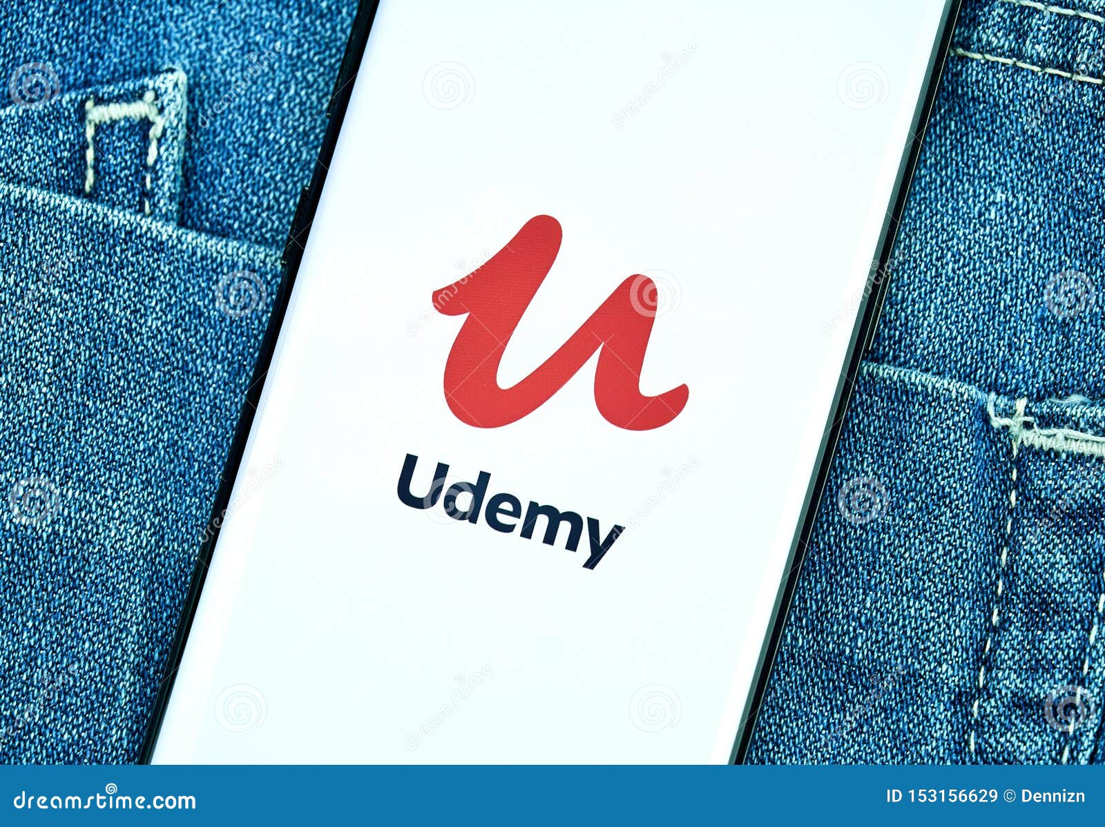 Udemy Mobile App On Samsung S8 Editorial Stock Image Image of