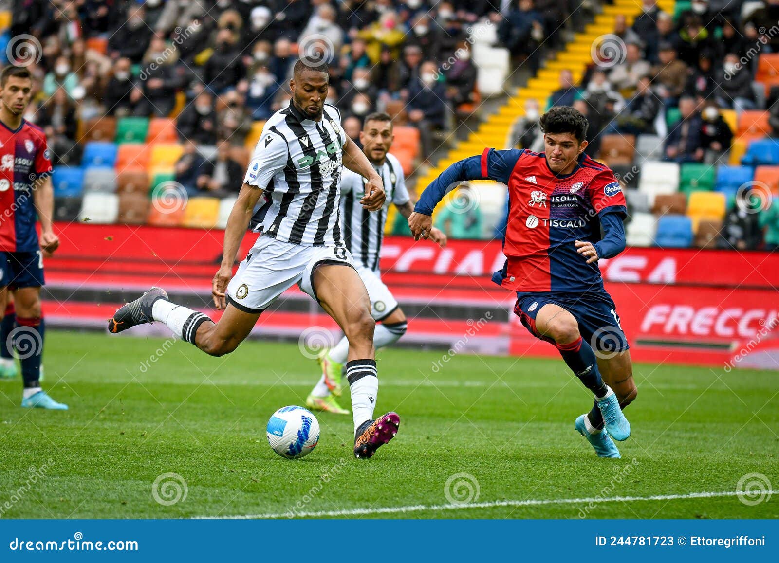 Alessandro Deiola of Cagliari in action during the Serie A match