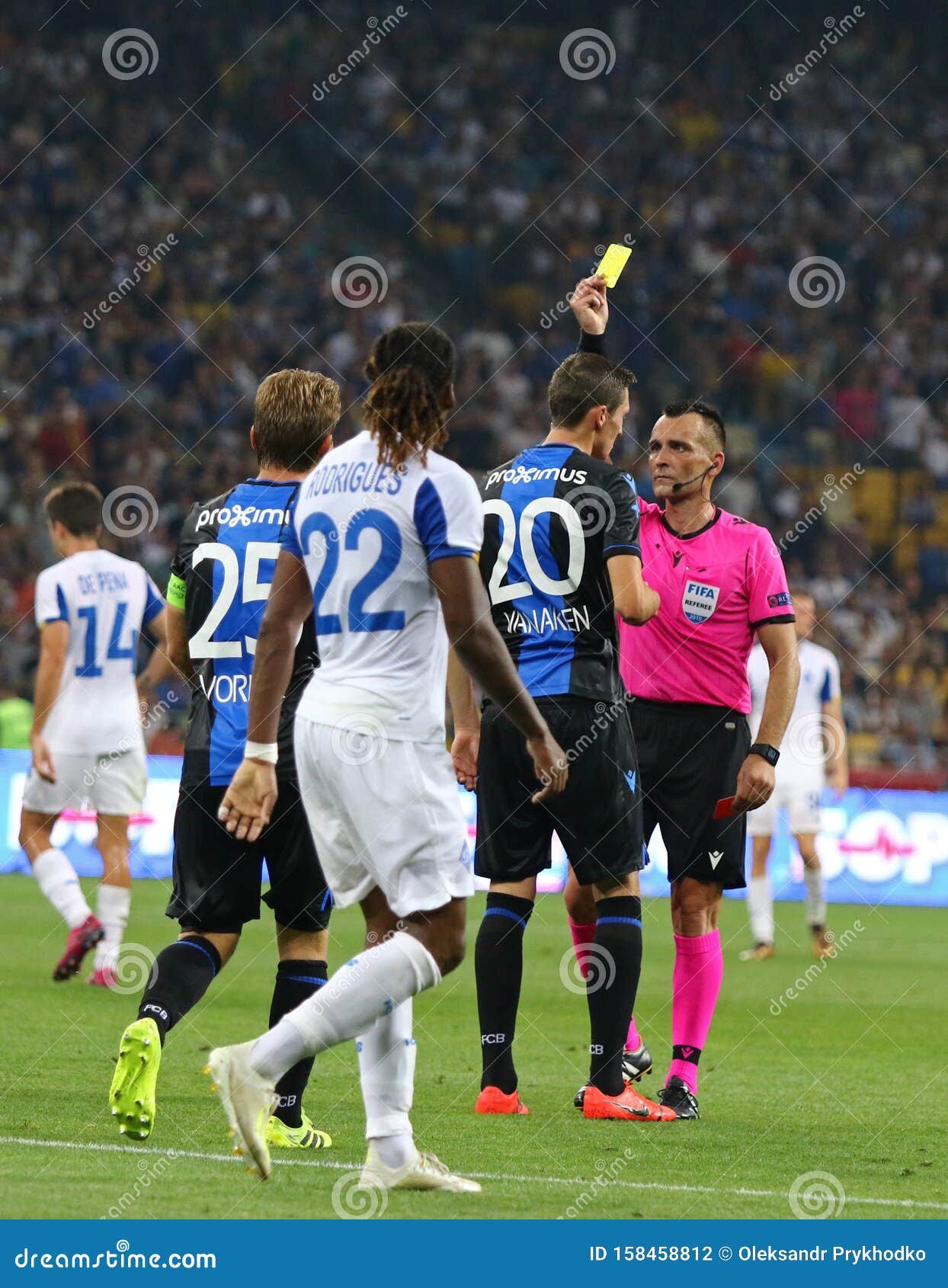 Uefa Champions League Dynamo Kyiv V Club Brugge Editorial Photography Image Of Fight Audience 158458812
