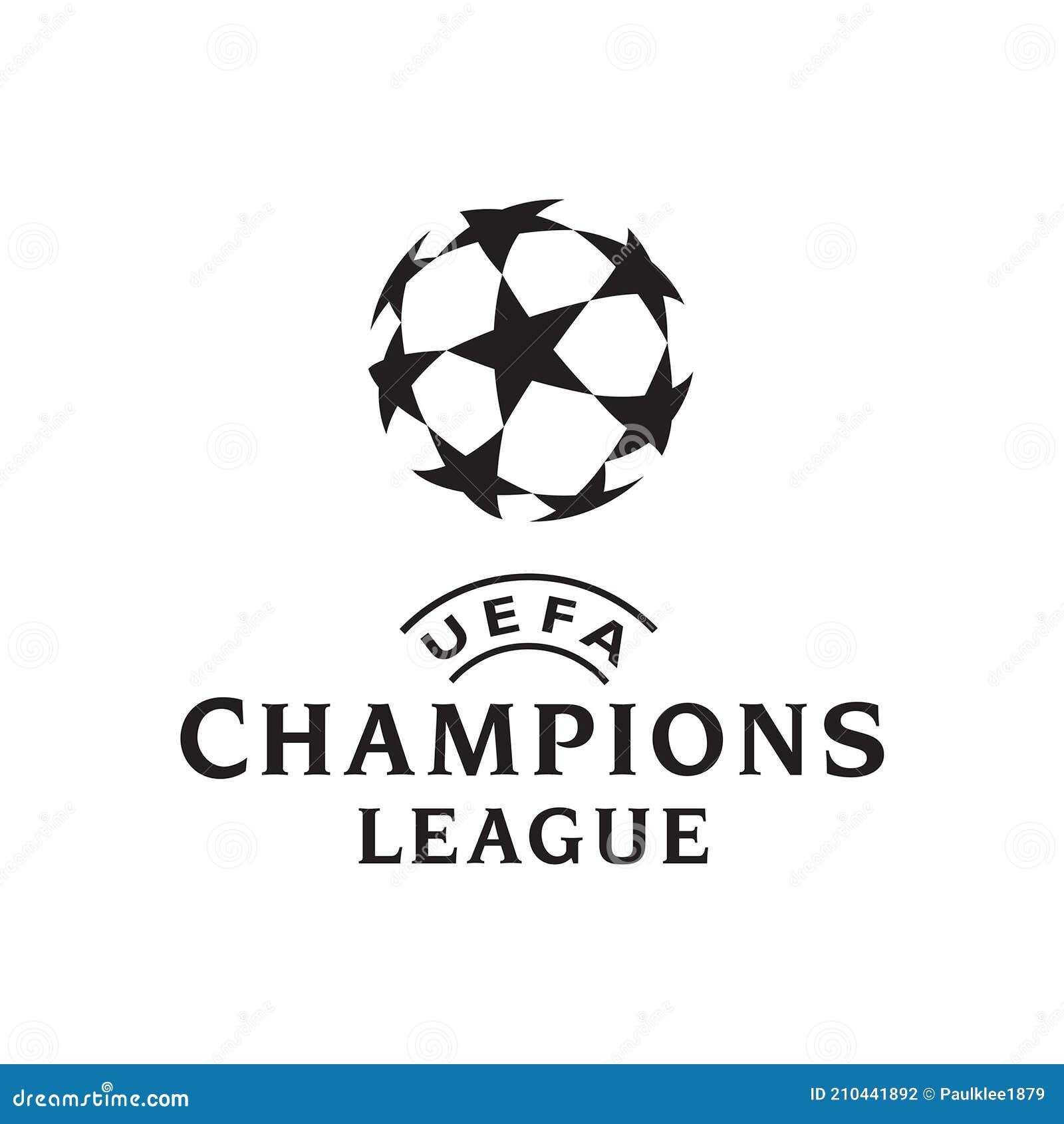 Uefa Champions League Logo Editorial Illustrative on White Background  Editorial Photography - Illustration of champions, company: 210441892