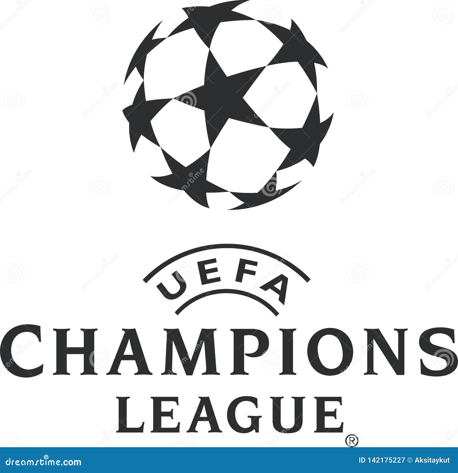 UEFA Champions League Logo Icon Editorial Photography - Illustration of ...