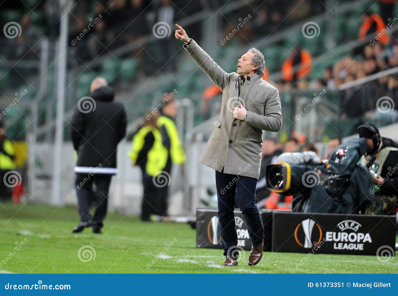 Club Brugge Fans During Europa League Editorial Stock Photo