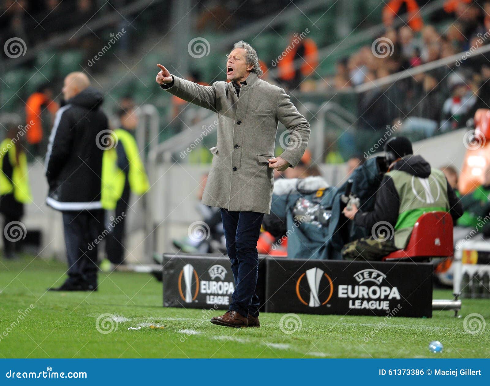 Club Brugge Fans During Europa League Editorial Stock Photo