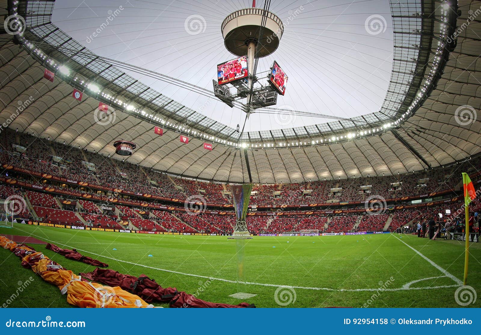 UEFA Europe Laegue Trophy Cup Editorial Stock Photo - Image of award