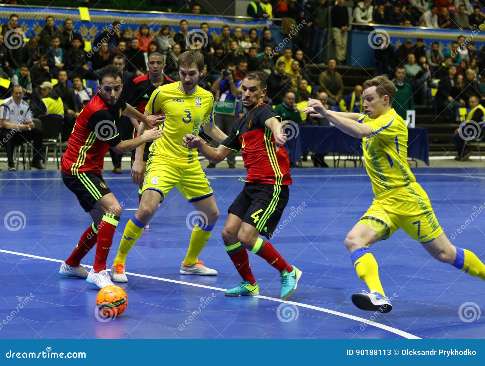 UEFA Futsal Euro 2018 Qualifying Tournament In Kyiv Editorial Stock Photo - Image of match, compete: 90188113
