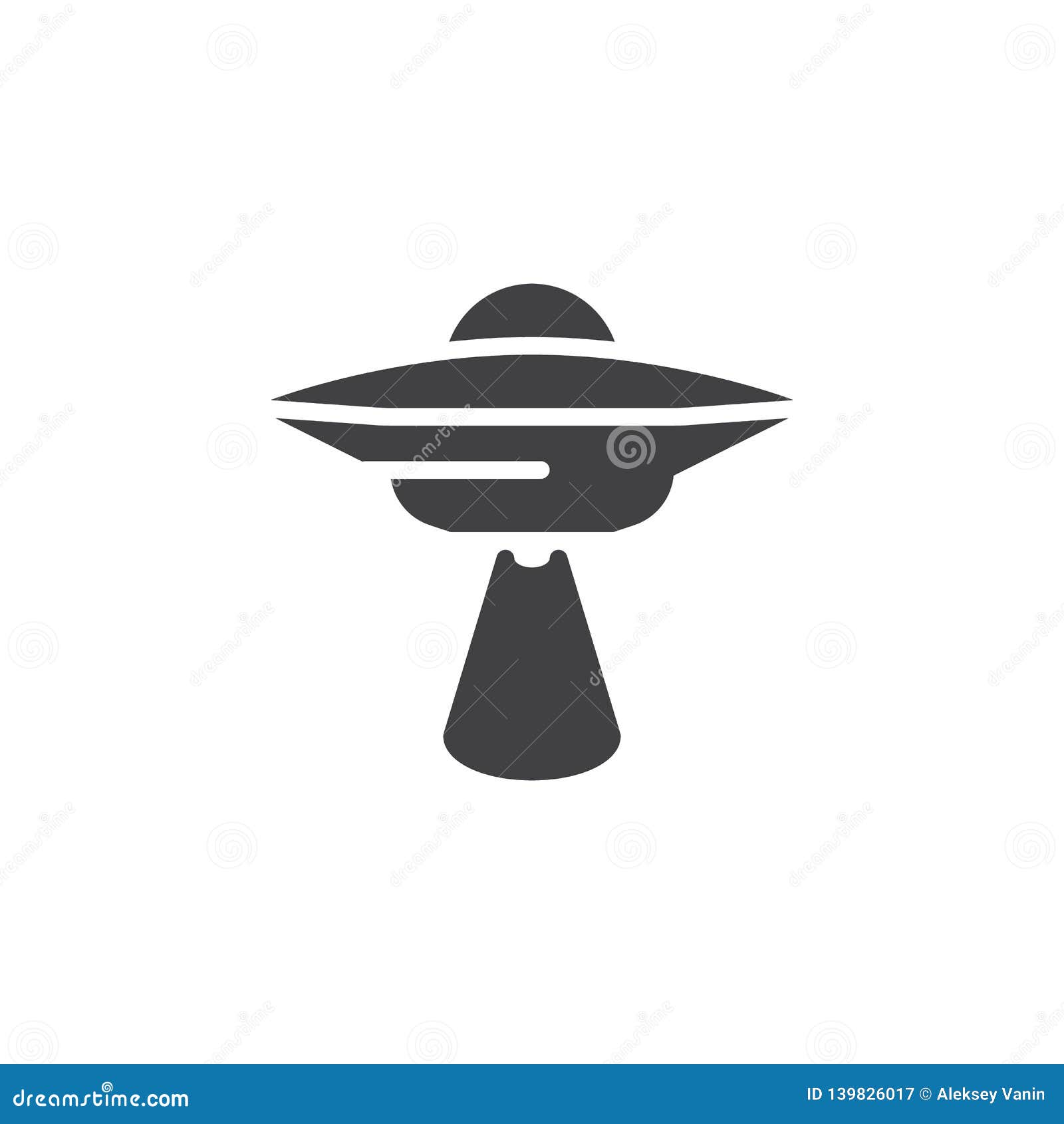 ufo flying spaceship  icon