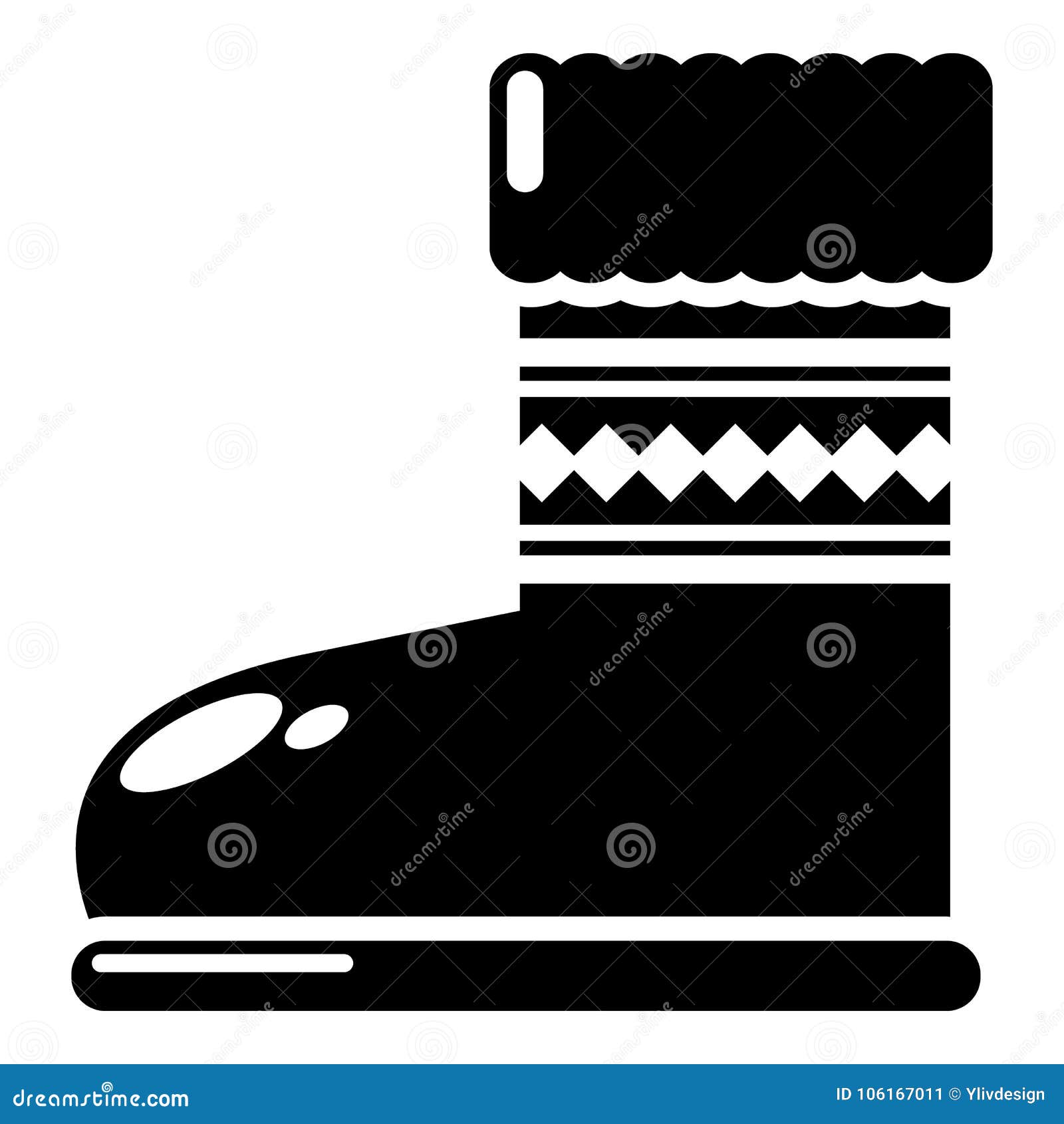 Ugg Boots Icon, Simple Black Style Stock Vector - Illustration of boots ...