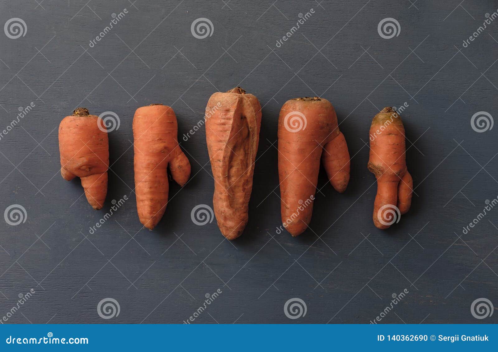 Ugly Carrots with Unusual Shapes Stock Photo Image of crop, nutrition