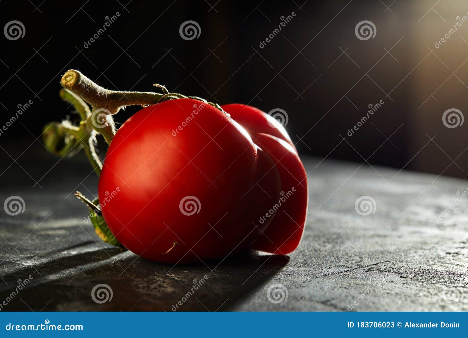 ugly fruit or vegetable. severely malformed mutant tomato. food shops mostly prefer the best quality fruit and vegetables. ugly