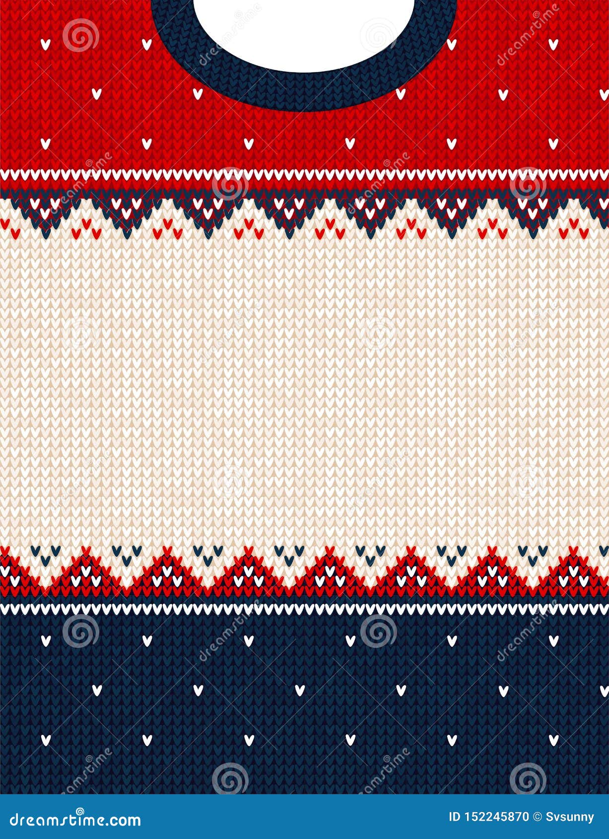 Ugly Sweater Merry Christmas Ornament Scandinavian Style Knitted ...