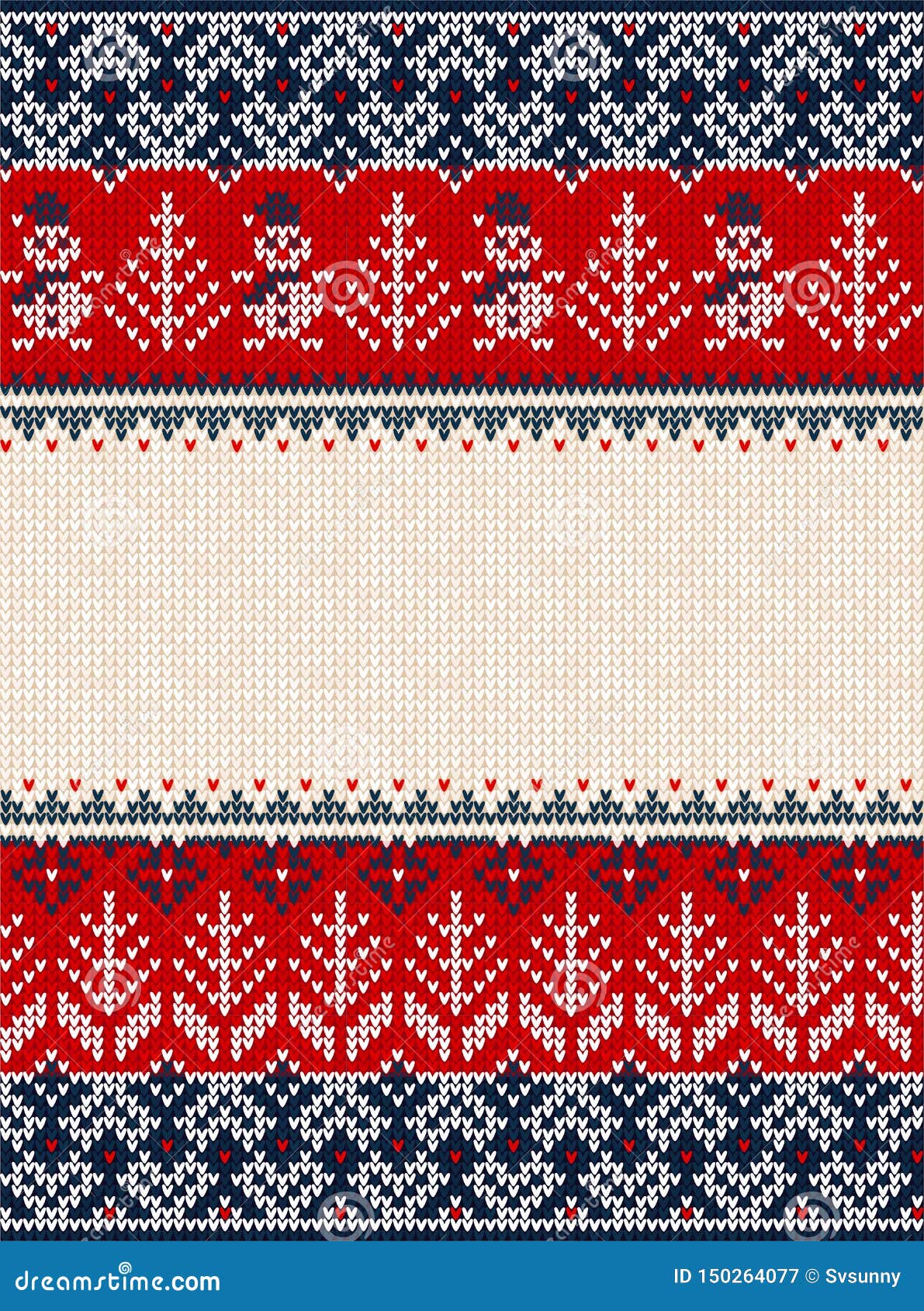 Ugly Sweater Merry Christmas Party Ornament Background