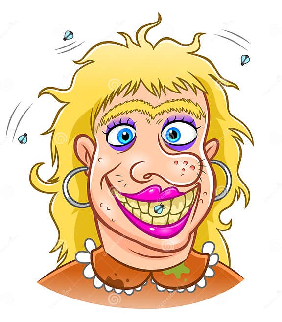 Ugly Woman Stock Vector Illustration Of Lady Weird 96307499