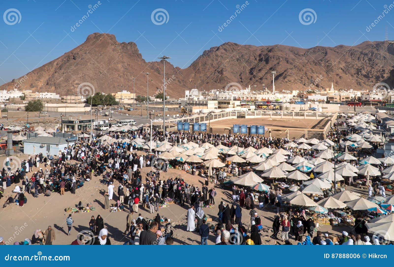 Uhud Mountain is One of Historical Place in Islamic History. Editorial