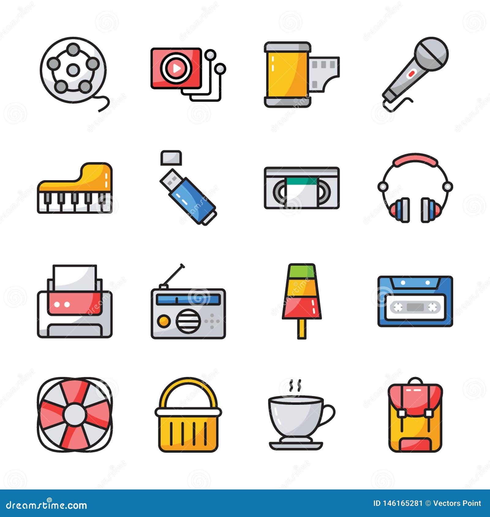 Ui Flat Icons Pack stock vector Illustration of cord Ui Flat Icons Pack stock vector Illustration of cord