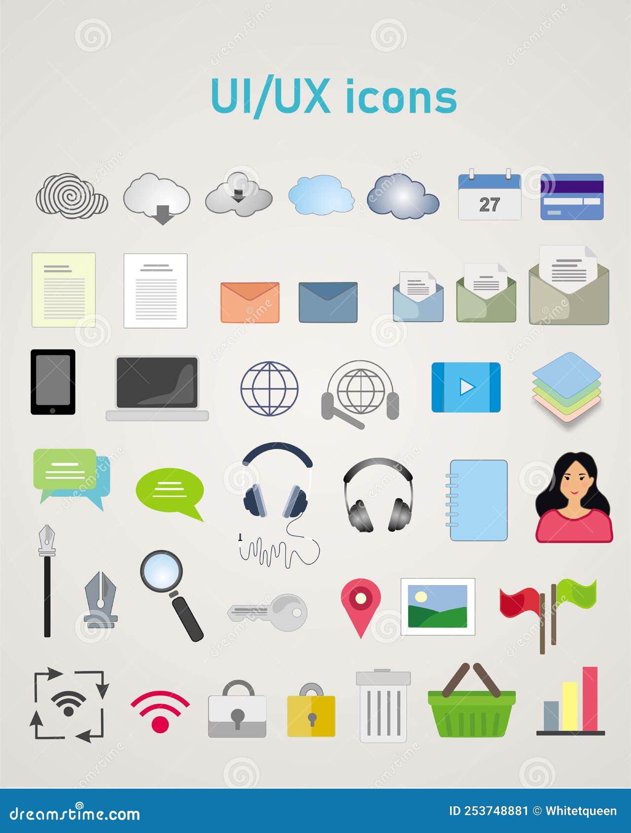 ux presentation icons