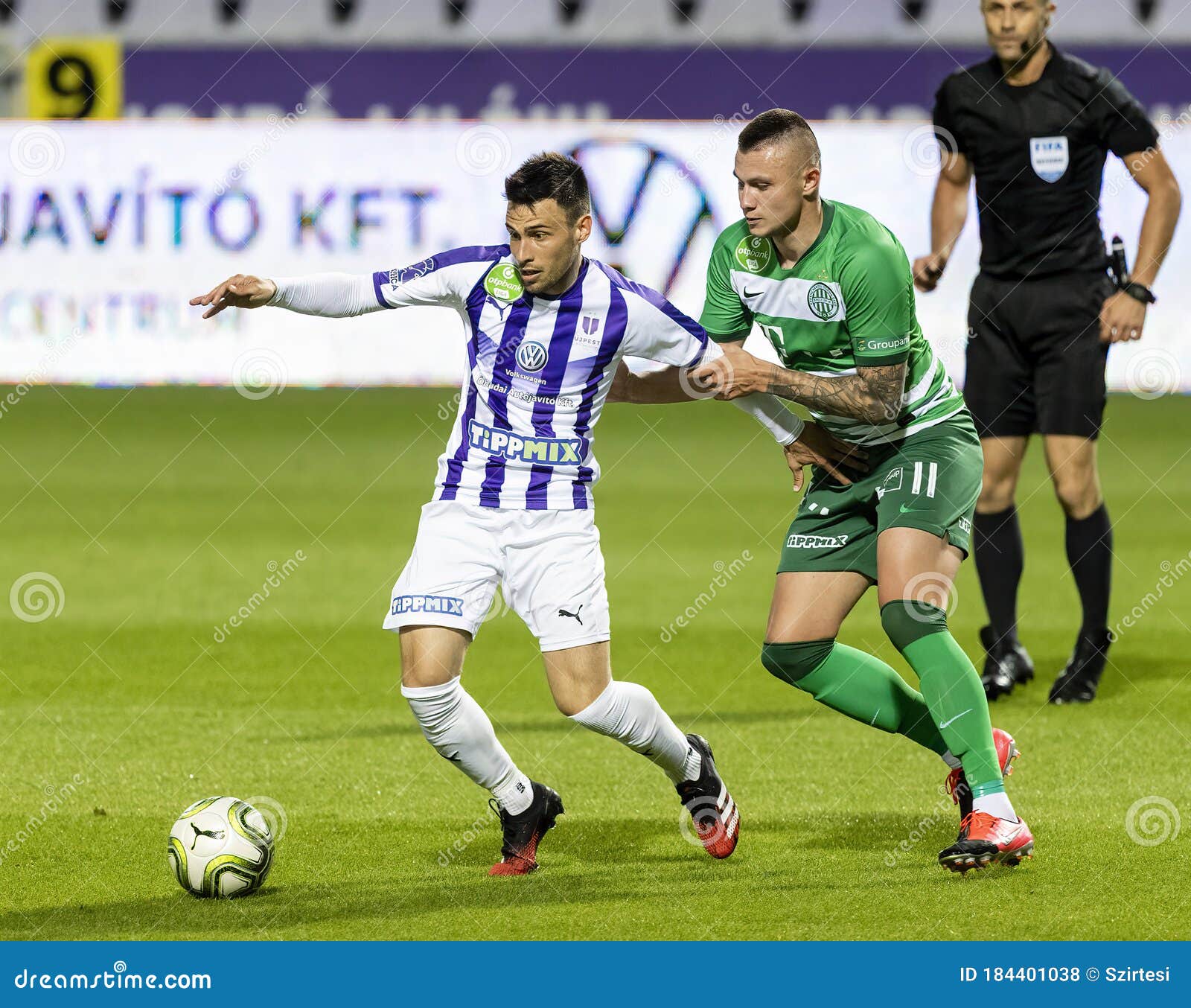 BUDAPEST, HUNGARY - MARCH 6: Oleksandr Zubkov of Ferencvarosi TC