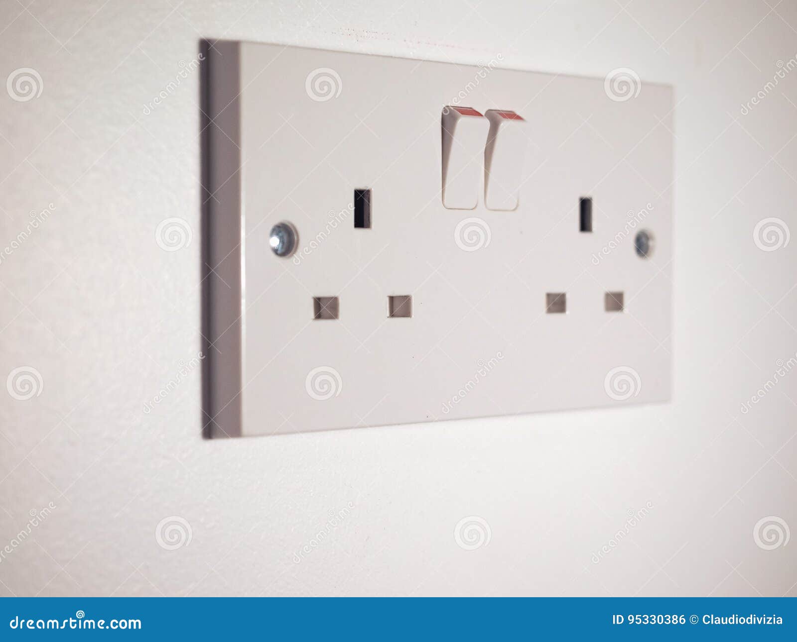 UK electric socket stock photo. Image of electrical, united 95330386