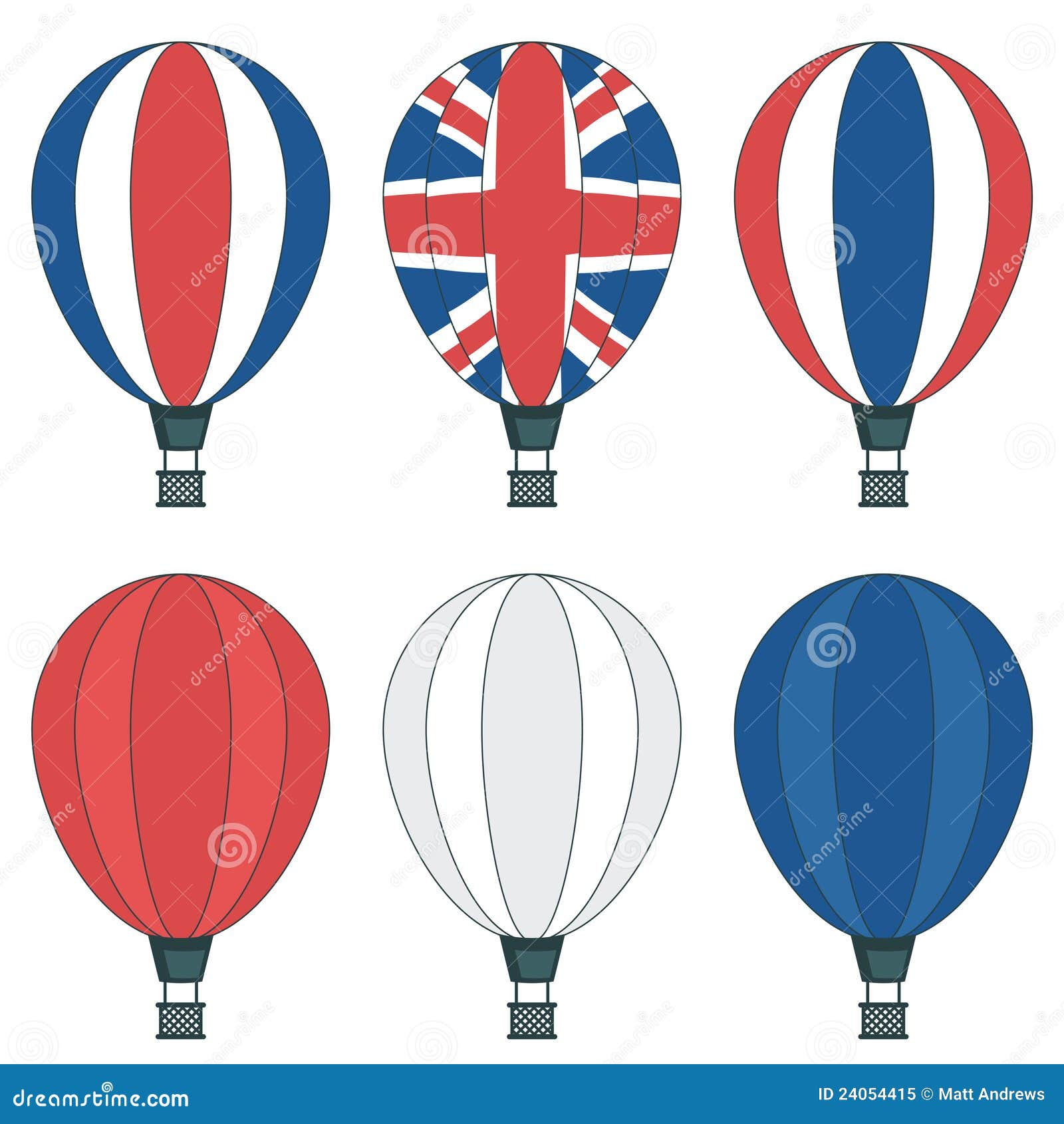 Uk hot air balloons stock vector. Illustration of united 24054415
