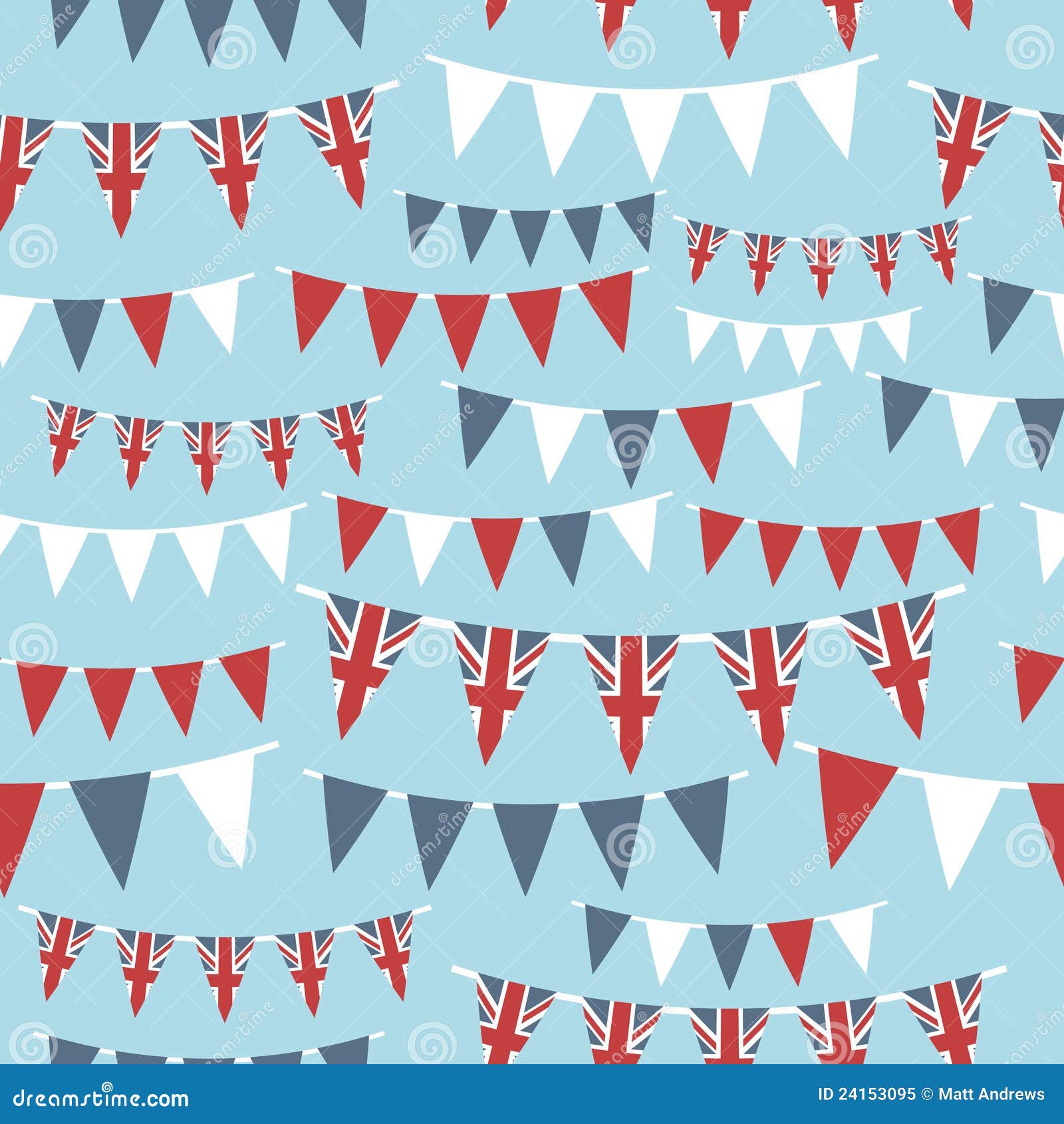 Uk party bunting stock vector. Illustration of british 24153095