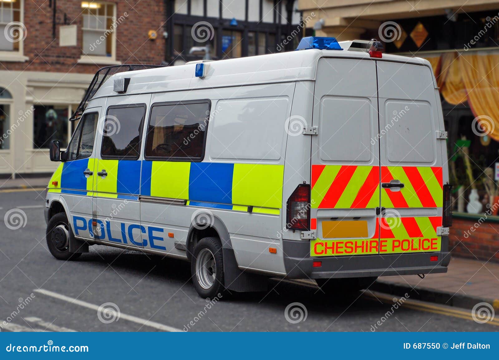 UK Police Van stock photo. Image of lights, roof, patrol 