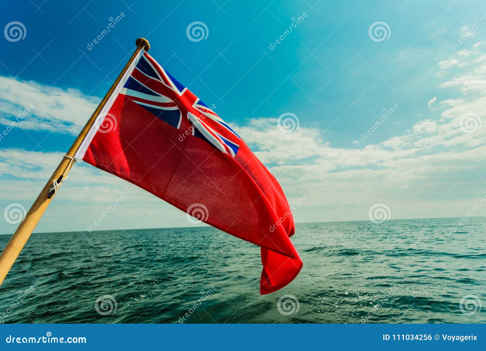 red ensign on yachts