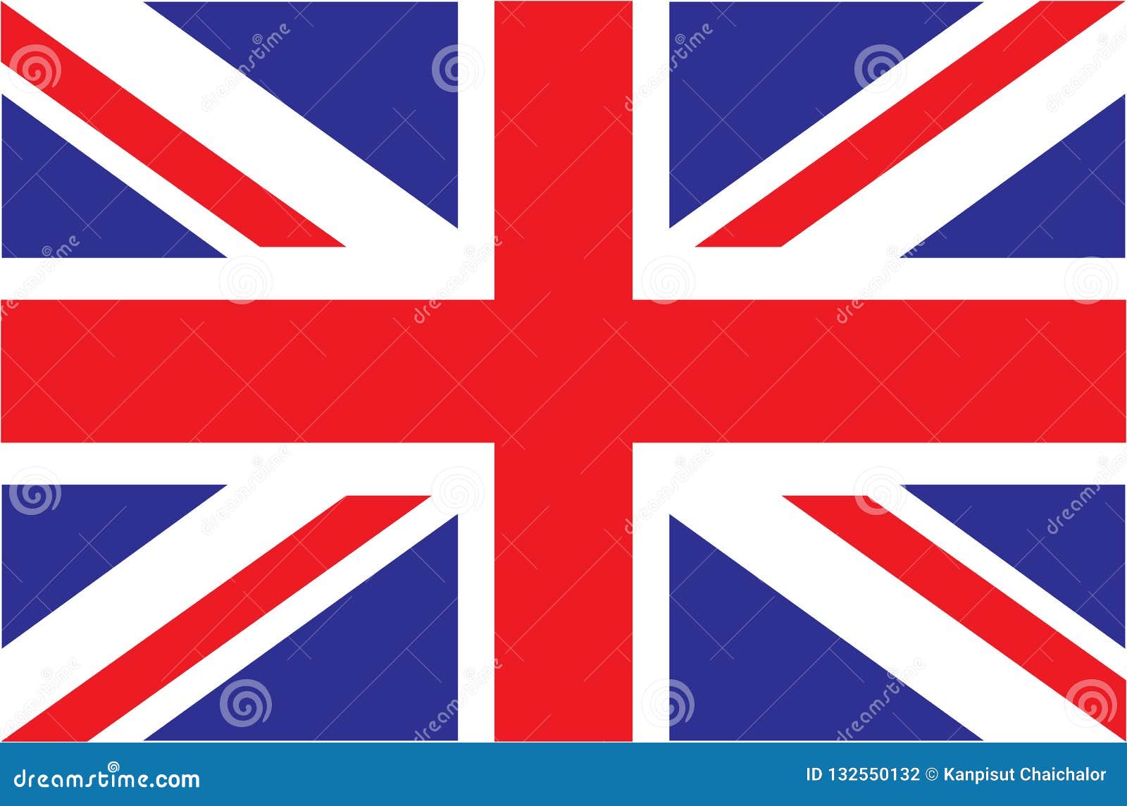 uk. union jack. flag of united kingdom. official colors. correct proportion.