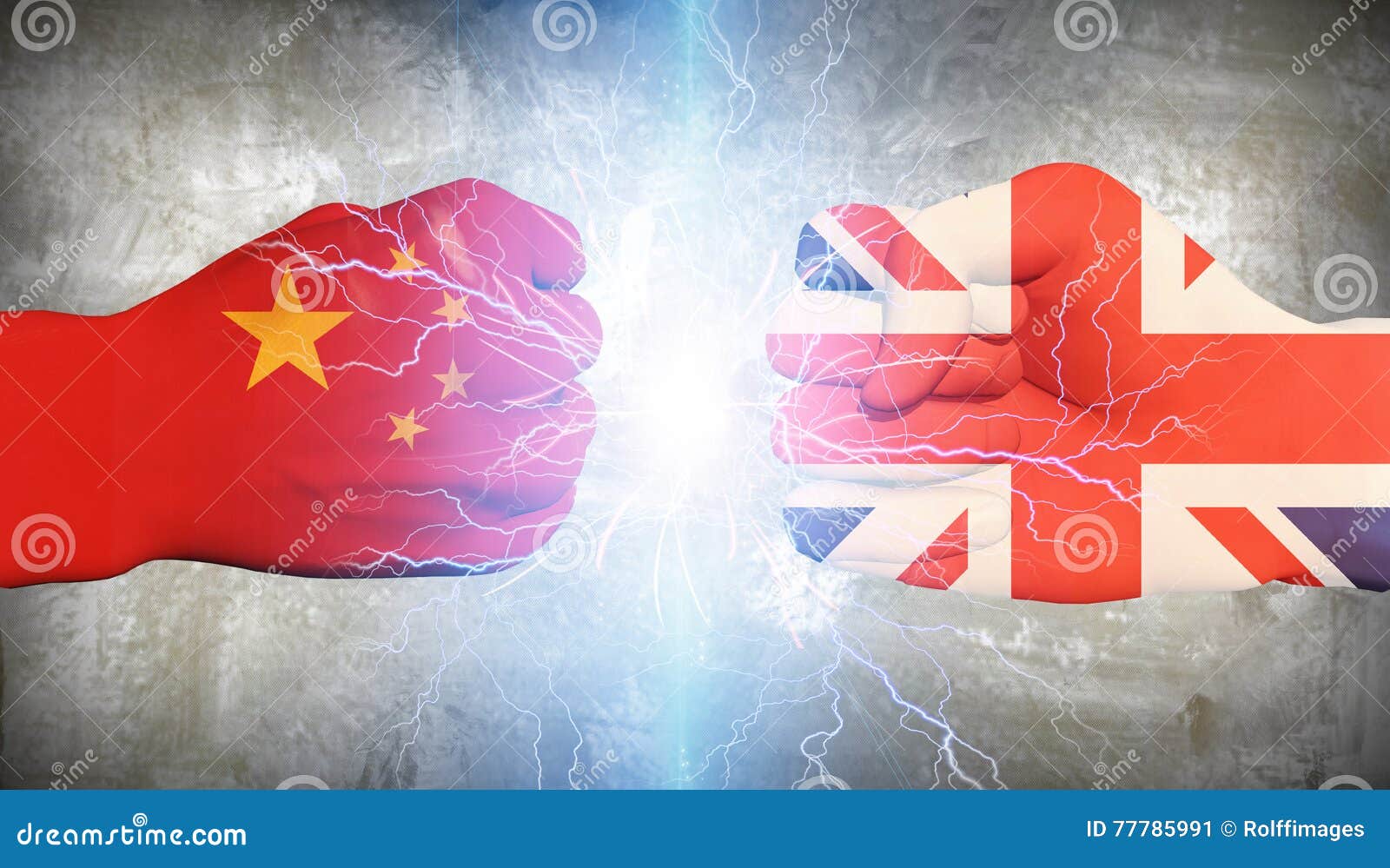 UK vs China stock illustration. Illustration of communist - 77785991