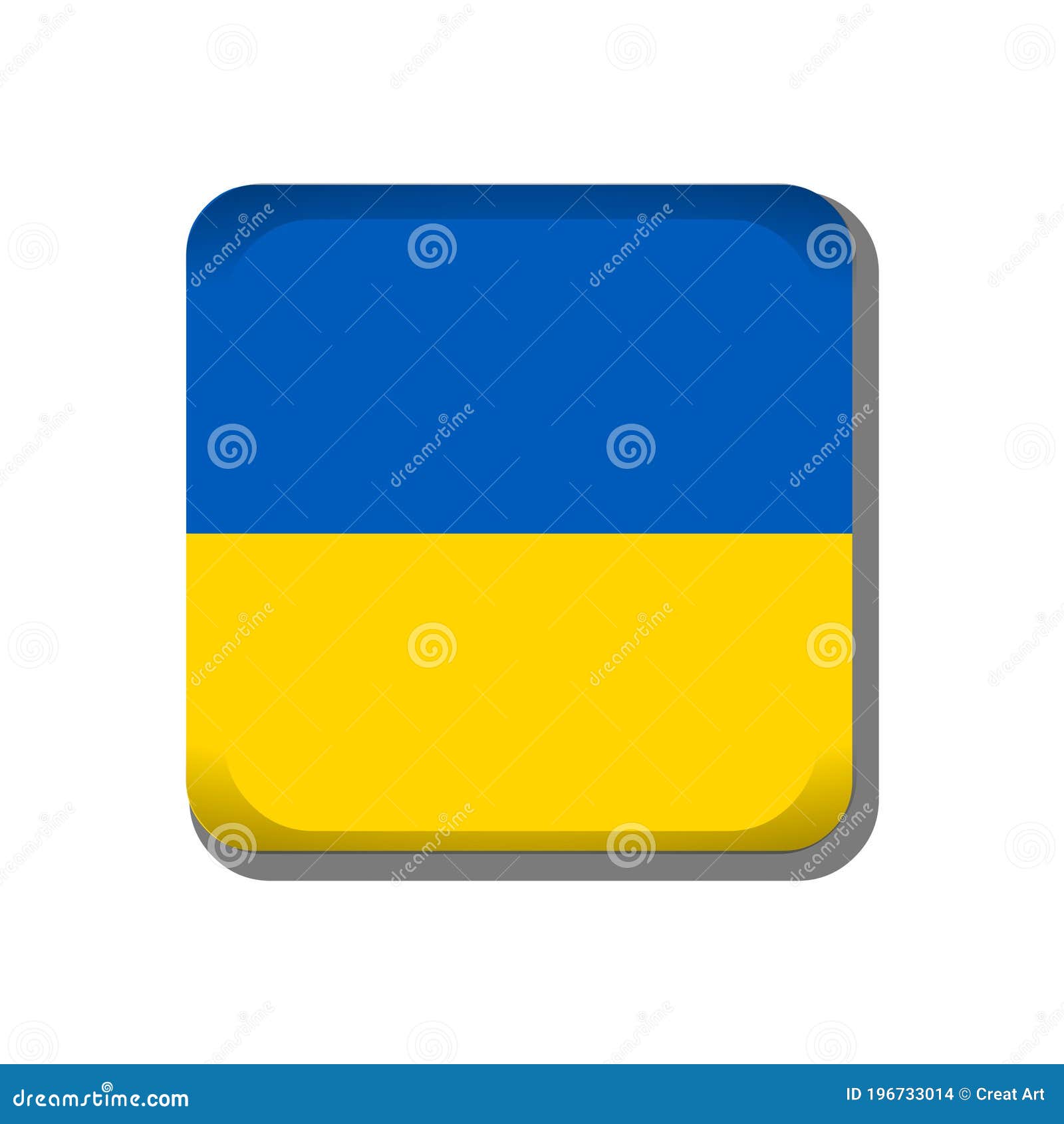Ukraine flag on button stock vectorIllustration of isolated - 136583586