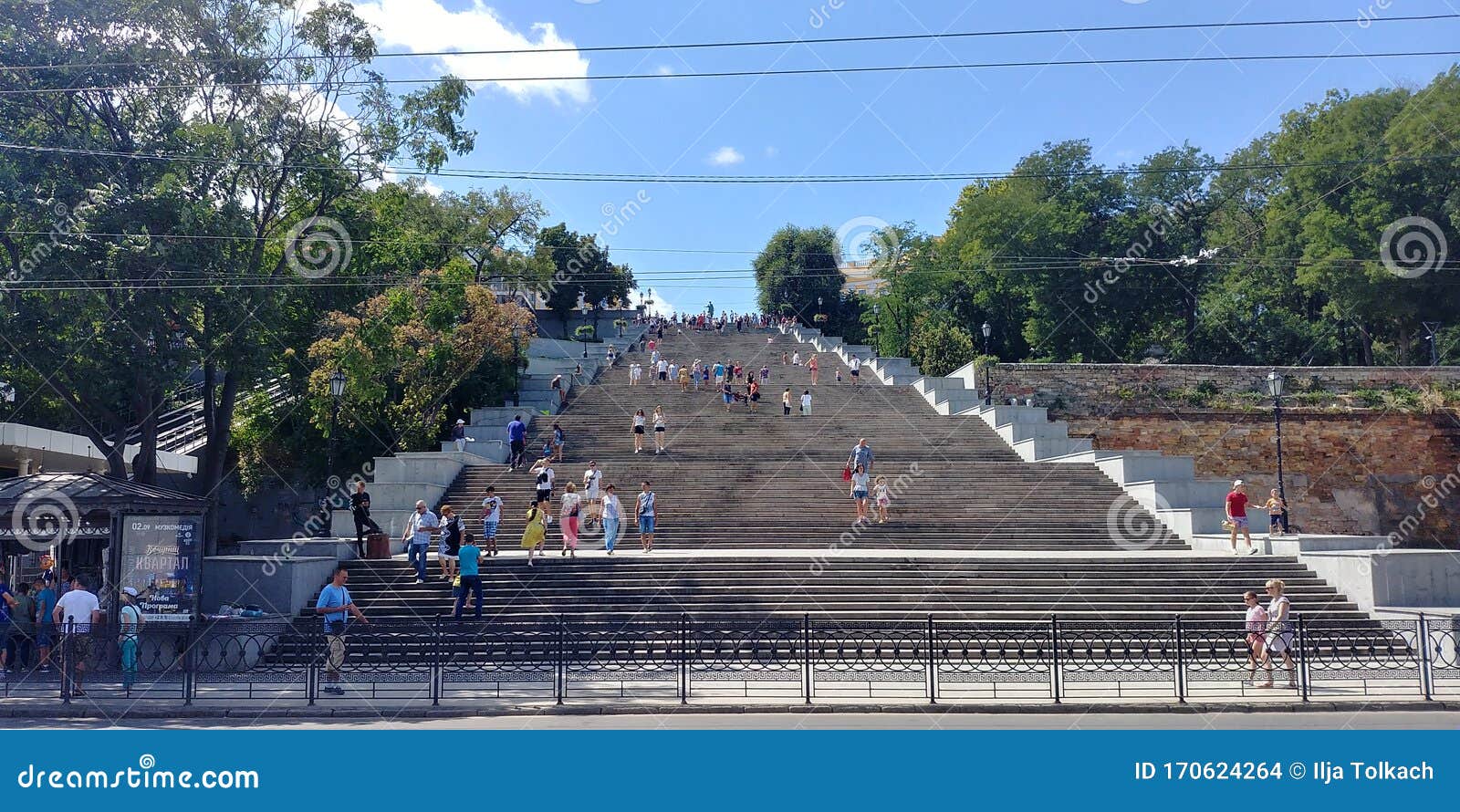 ukraine odessa potemkin stairs summer