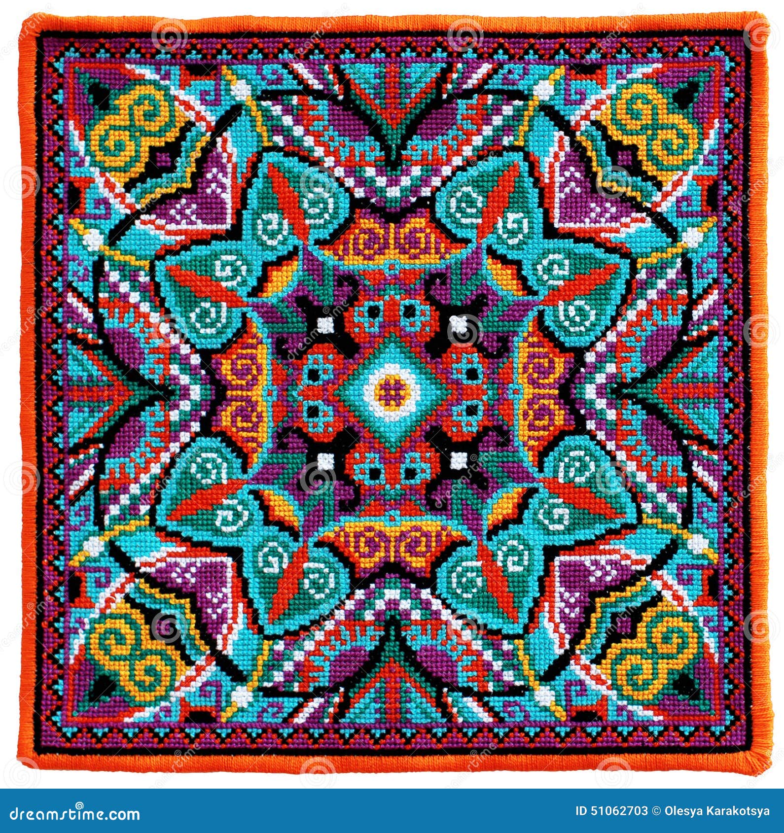 ukrainian authentic embroidery carpet