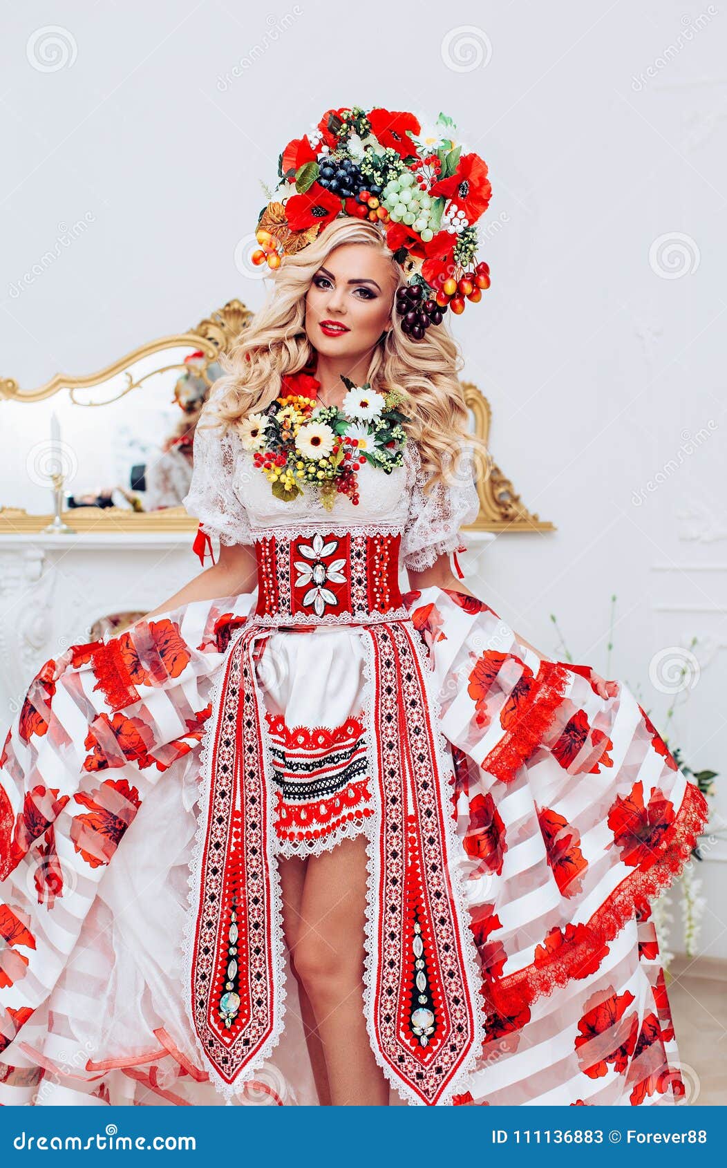 https://thumbs.dreamstime.com/z/ukrainian-beautiful-woman-national-clothes-studio-ksive-happy-111136883.jpg