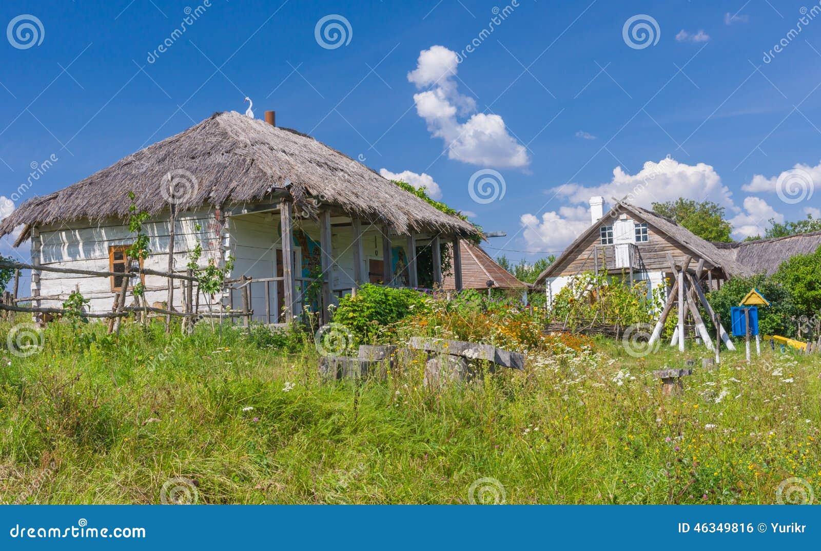 ukrainian farm-stead near dikan'ka village