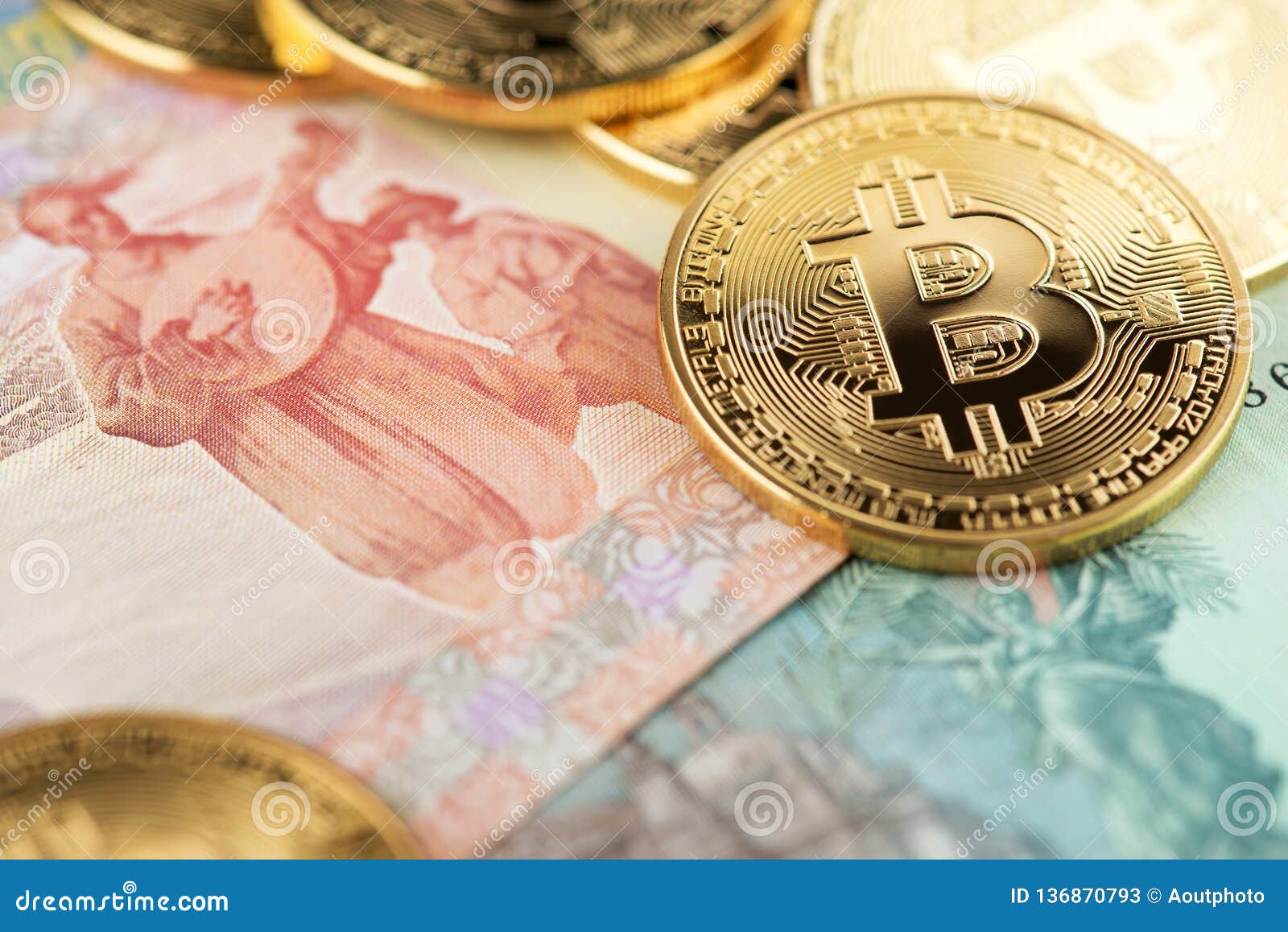 Bitcoin And Ukraine National Currency Bitcoins With Ukraine Money ...