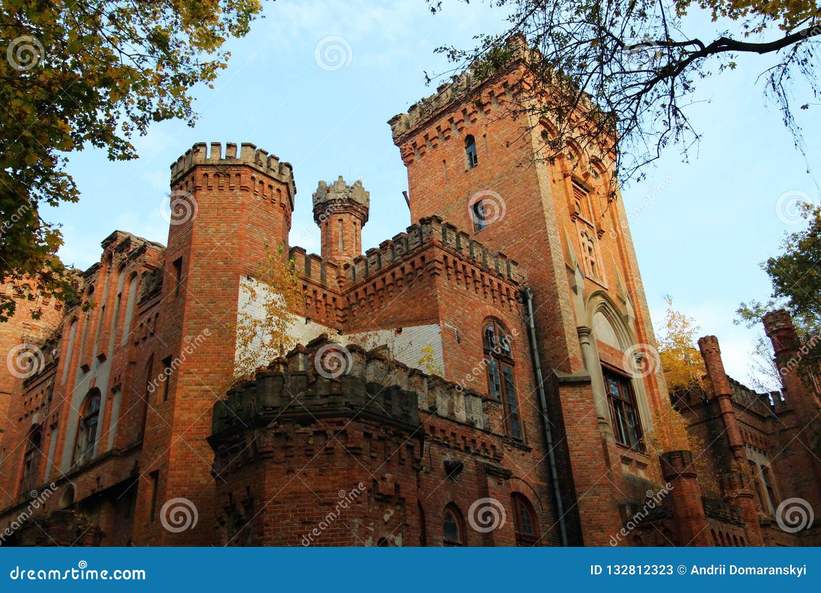 Ukrainian Neo-Gothic Castle of Polish Magnates in the Village of ...