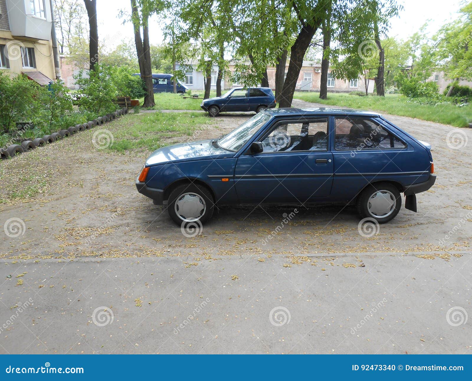 ukrainian people`s car `zaz tavria`
