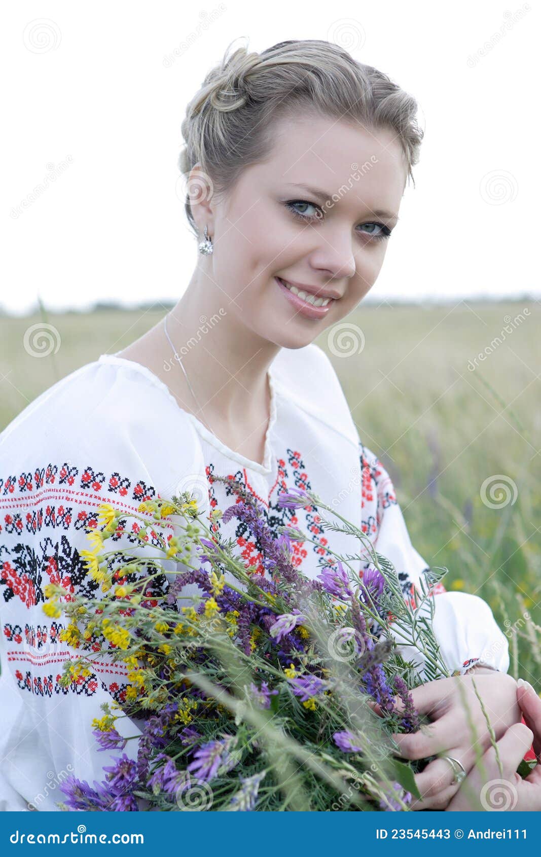 Ukrainian smiling stock image. Image of dress, activity - 23545443