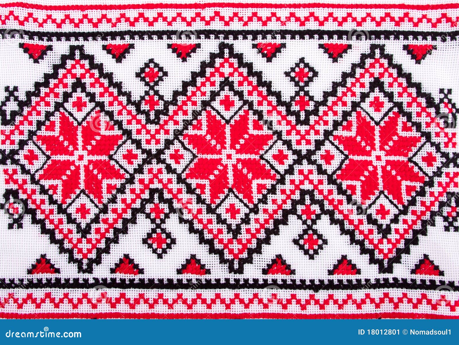 Ukrainian Traditional Embroidery Patterns Stock Image 