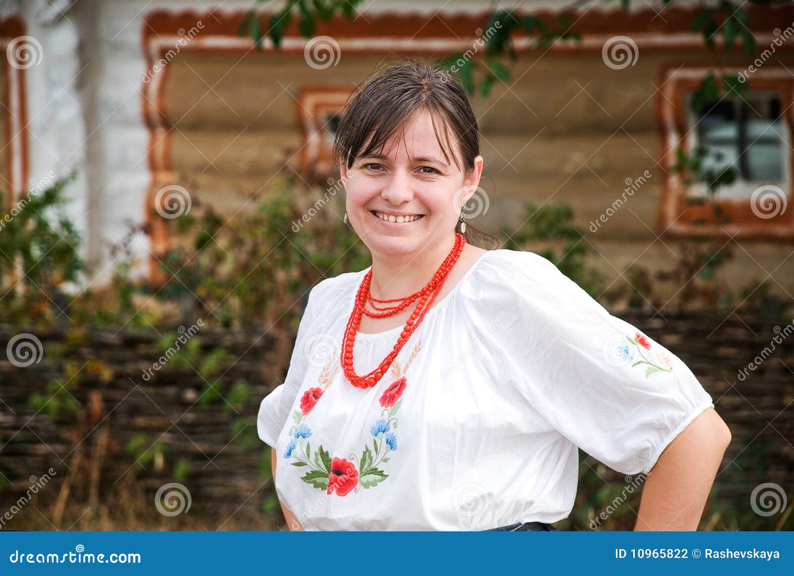 Ukrainian woman stock photo. Image of scene, ethnic, hair - 10965822