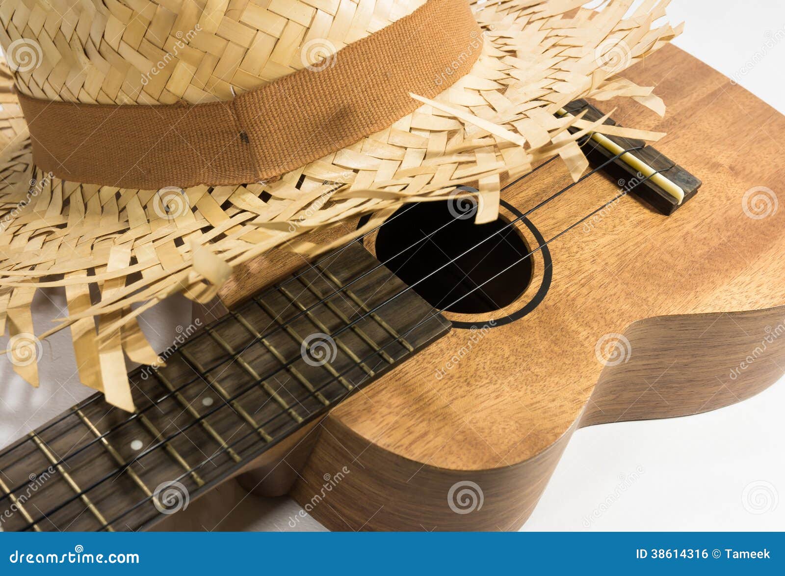 Ukulele and hat stock photo. Image of sound, audio, classic 38614316